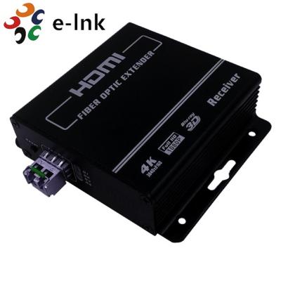 Prolongamento ótico da fibra video do conversor 60KM 4K HDMI da fibra sobre ethernet com EDID