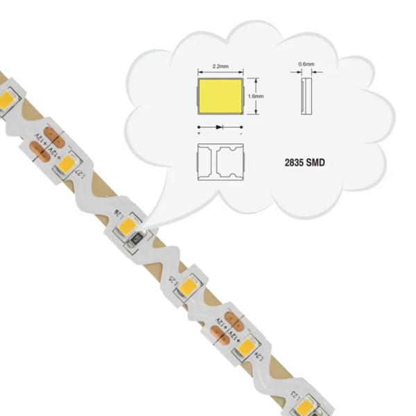прокладка СИД формы 12V s, цвет Bendable света ленты СИД SMD2835 одиночный для декоративного