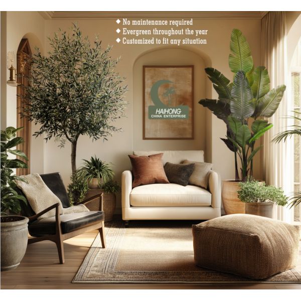 High Quality Real Touch Leaves Artificial Plant Strelitzia Nicolai Fire Resistant Faux Bird of Paradise for Indoor and Outdoor