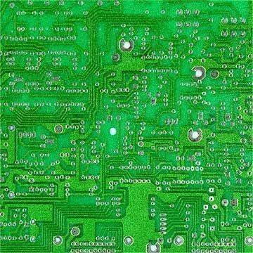 Multilayer Green Solder Mask PCB 6 Layer , White Silkscreen / Thick Copper PCB
