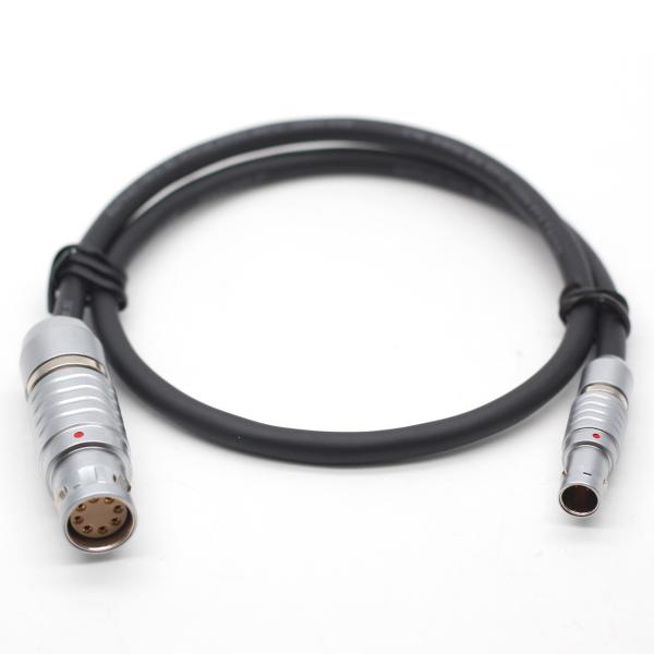 Straight Arri Alexa Mini Audio Cable , 3 Pin To 8 Pin Lemo Power Cable