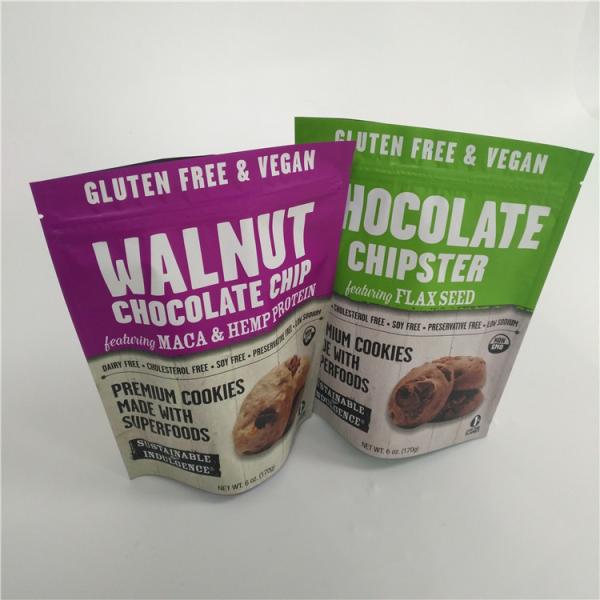 Помадки изготовленные на заказ пластиковые напечатанные цифров конфеты стоят вверх по мешкам с верхней частью молнии