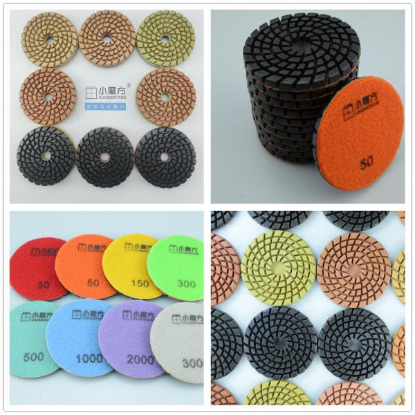 4 prime Wet Diamond Flexible Polishing Pads for Granite Marble Ceramic Professional