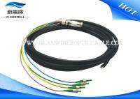 Perte par insertion optique revêtue de tresse de fibre d'OEM de PE basse avec le connecteur MTRJ/E2000