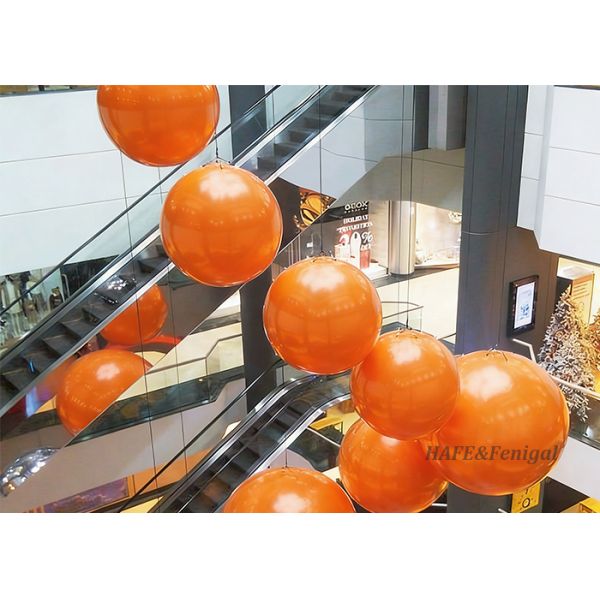 0.8mm PVC Reflective Mirror Balloons Suitable For Hanging Decorations In Shopping Malls