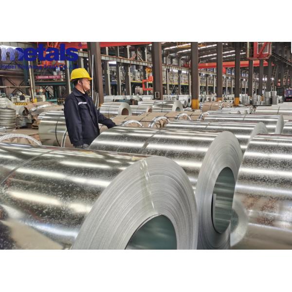Bobina galvanizada por inmersión en caliente con recubrimiento de zinc de 0,12–4,0 mm de espesor Z40–Z275 para construcción de techos