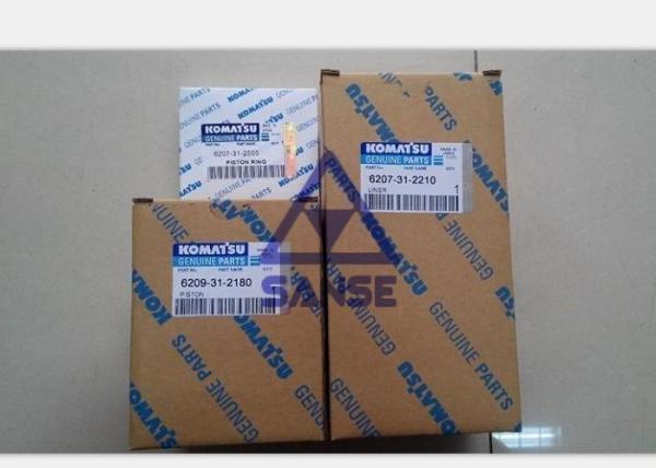 6D95 Engine Liner kit  , Diesel Engine Parts Rebuild Kit  for Komatsu Excavator