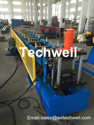 Rolo de formação do feixe da cremalheira de Storge de 14 estações que forma a máquina com controle TW-RBB200 do tela táctil do Plc