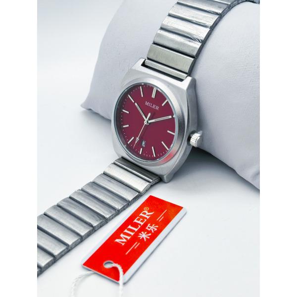 Мода Допамин Календарь Роскошные нержавеющие часы для мужчин и женщин