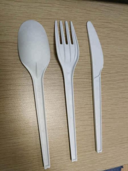 Everyday Season Cutlery Set 100% Bio Degradable Compostable White Spoon Fork and Knife