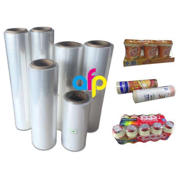 Premium Center Folded Polyolefin Shrink Film Moisture Proof For Heat Wrapping