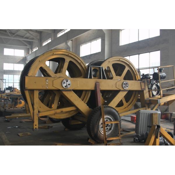Проводник зубчатого кривошипного диска 1300 Tensioner 40kN 4tons высоковольтного кабеля гидравлические максимальный 40mm
