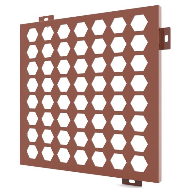 Panneaux de revêtement d'aluminium en tôle perforée pour la décoration de murs ou de plafonds