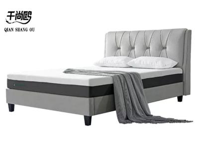 Simple Classic Platform Tufted Bed Fabric Material Double Size