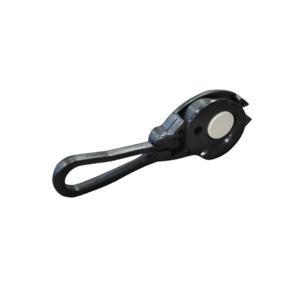 FTTH Fish Type Flat Optical Fiber Drop Cable Clamp with High Tension Strength in Nylon