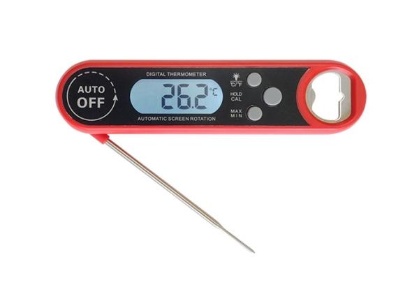 Instant Read Foldable Bbq Food Thermometer / IP67 Rated Digital Bbq Thermometer