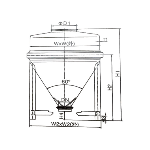 GMP Clamp-type Mixing Hoppers Are Used For Mixing Solid Dosage Forms