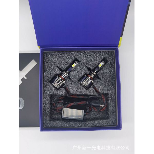 Metal Housing High Power LED Headlight Dual Beam 4500LM High Output For Vehicles