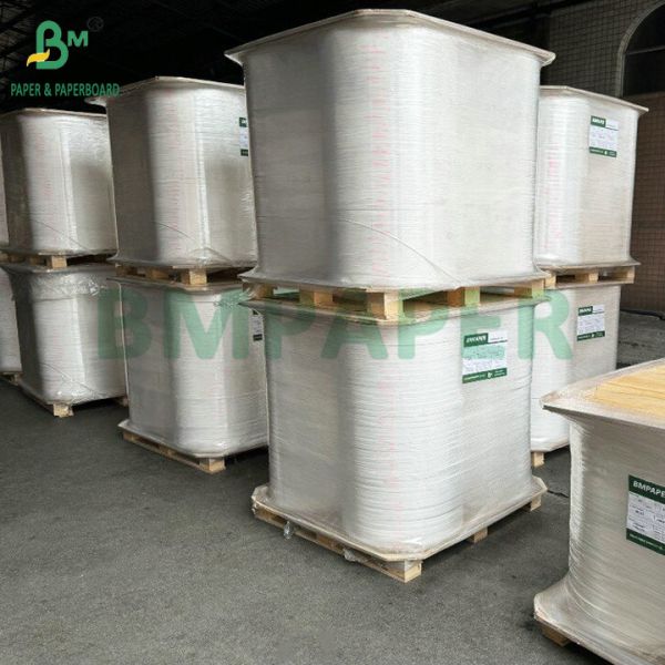 25gsm Striped Straw Wrapping Paper 24mm 40mm Customized Size