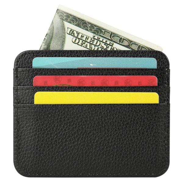 Blank Sublimation Money Card Holder Personalized Leather Business Card Holder