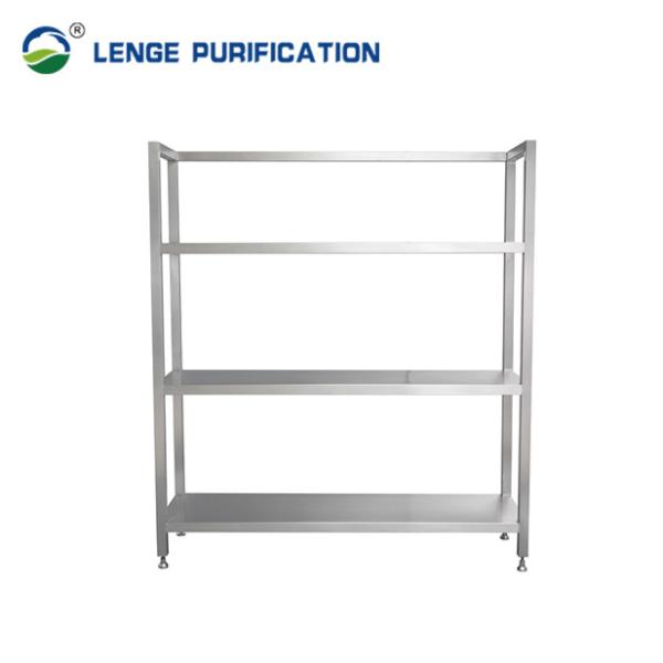 1200 × 500 × 1800mm Stainless Steel Shoe Storage Rack Four Layer Storage Rack
