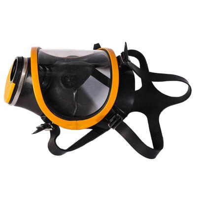 Máscara química de rosto cheio com correia ajustável Puda Filtro auto-primado Máscara de gás