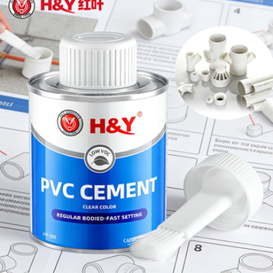 Quick Drying PVC Adhesive High Transparency PVC Pipe Cement Solvent Construction