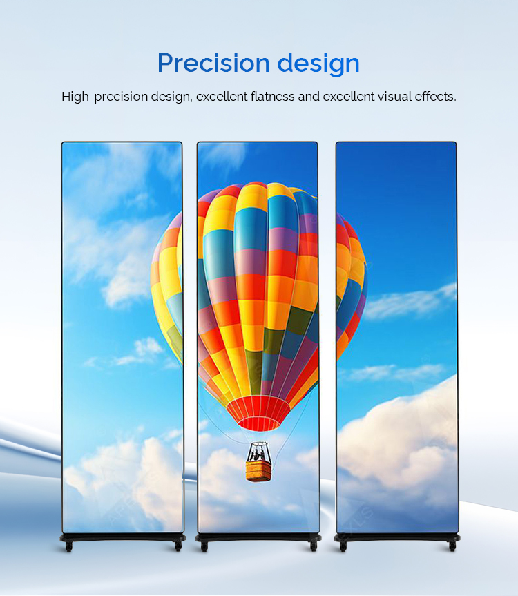 Factory Customized High Resolution LED Commercial Advertising Display Screen LED Poster Screen