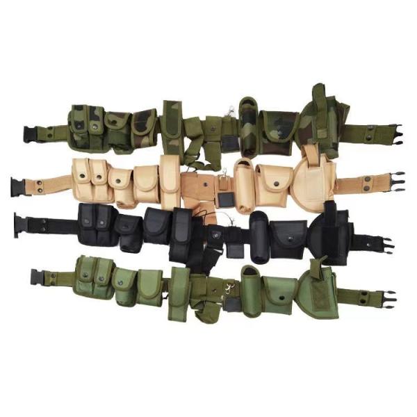 1 1/4 1 3/4 Men'S Tactical Belt And Holster Special Forces Double Row Hole Training