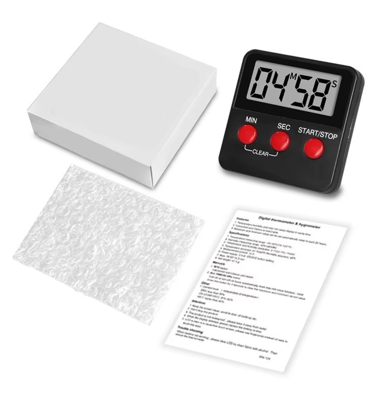 DTH-68B Digital Count Up And Down Magnetic Timer Clock With Alarm Fast Setting For Cooking Digital Countdown Kitchen Timer