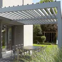Le glissement de GV 10x10 couvrent la pergola en aluminium de toit escamotable