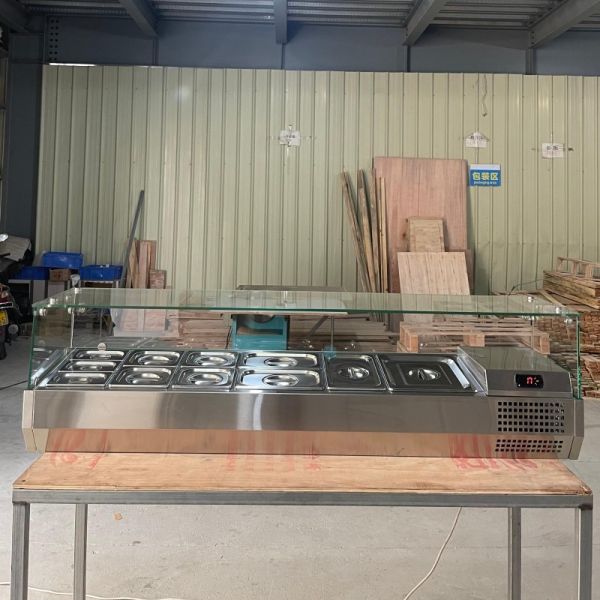 European Standard Refrigerated Salad Prep Table VRX 900 1200 1500 1800 2000mm Length