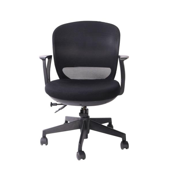 Thickened Base and Armrests for Optimal Comfort 2024 Executive Black Swivel Chair