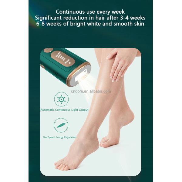 5 Modes Painless Crystal Hair Removal Device 0.2kg for Smooth and Hair-free Skin