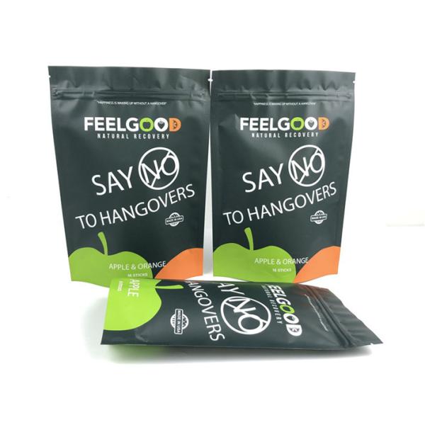 Logotipo personalizado Impresso Stand Up Zipper Pouch Proof Odor Proof Waterproof Plastic Packaging Bags