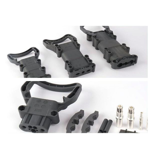 2P 80A 160A 320A 150V Forklift Plug Car Battery Connector , Male Female Forklift Power Connector