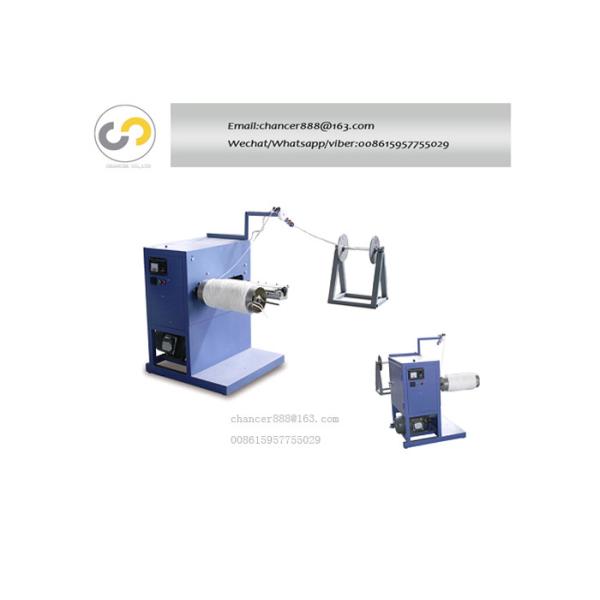 Twisted paper rope winding machine, round rope rewinding machine
