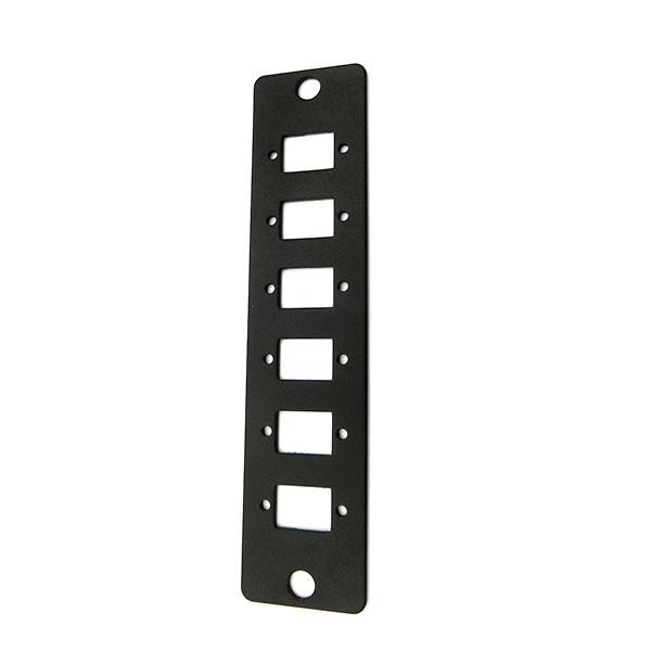 Multimode 6 Port Fiber Patch Panel Panel 12 Fiber LC Fiber Optic Adapter Panel