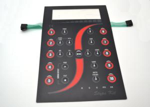 Teclado tátil personalizado do interruptor de membrana com a janela de exposição