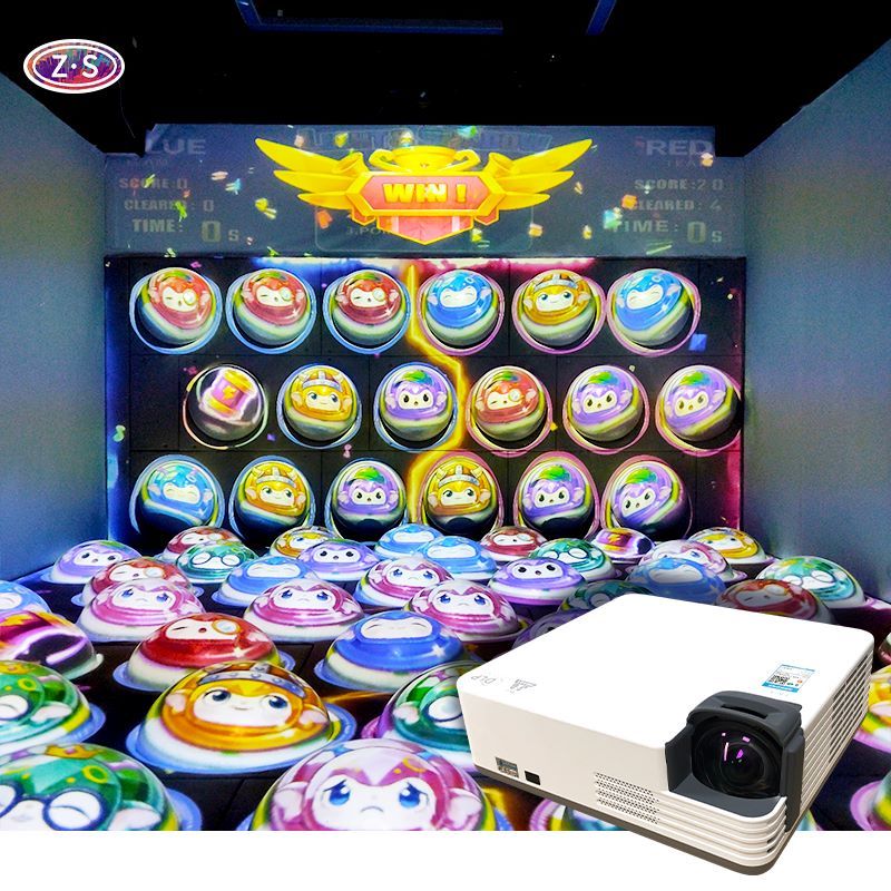 Interactive Projection Motion Platform Immersive Bouncing Sphere for Event Projects