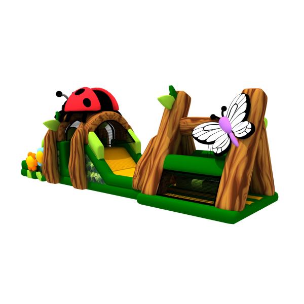 0.55мм ПВХ надувные препятствия Курсы на тему насекомых 16,3x5x5,5м Внутренний сад Кассель