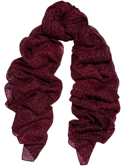 Burgundy and black popular trendy scarf knitting scarf