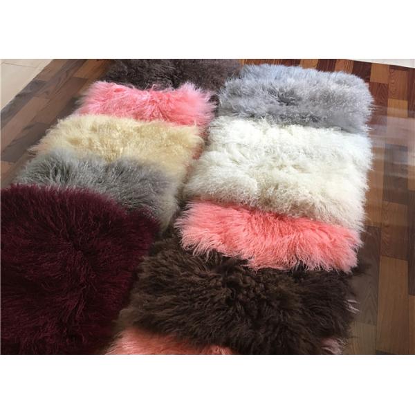 Тибетское одеяло хода овчины, монгольское одеяло хода меха для пальто зимы