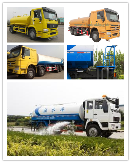 HOWO 5tons Water spray sprinkler tank truck for sale