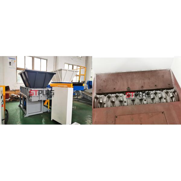 Waste One Shaft 110kw Plastic Shredder Machine With D2 Blades