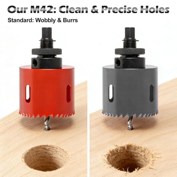 18pc BI Metal Hole Saws 64mm Precision Engineering Cobalt Cutter Set