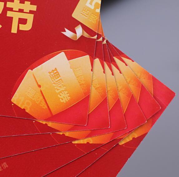 CMYK printing Eco Friendly Paper Custom Logo For Coupon Tickets Lottery