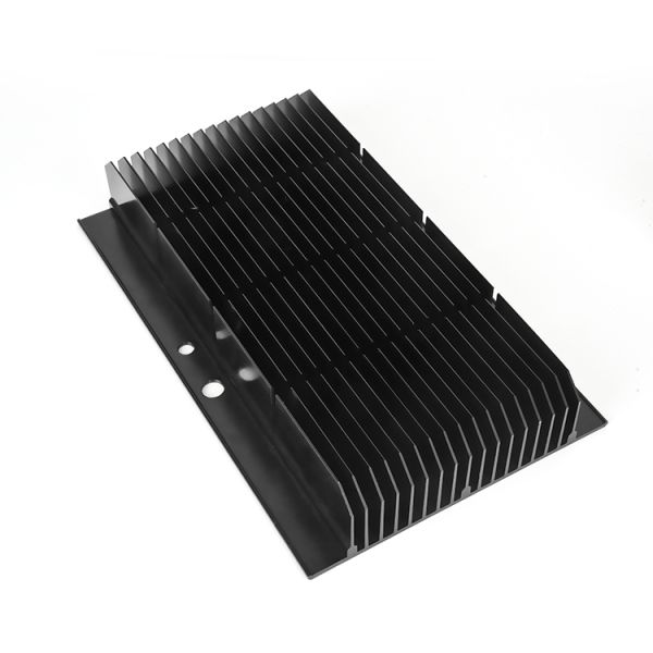 Black Sandblasted Aluminum Enclosure, CNC Machined Custom Housing, High Precision & Corrosion Resistant