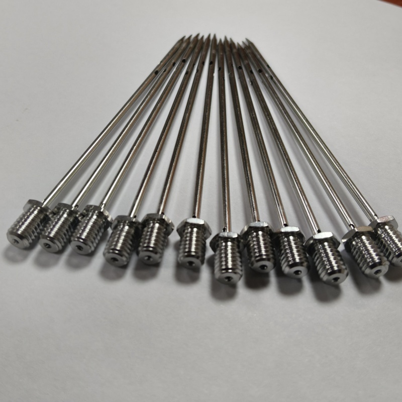 Double Layer Tubular Stainless Steel Needle With M6 Thread