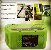 Ferramentas de jardinagem Verreiros Bateria de lítio de 40 volts 20302 20672 24252